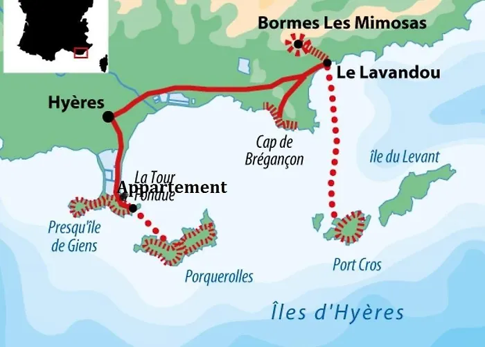 Lejlighed 4 Personnes Sur La Presqu'ile De Giens Avec Piscine Et Acces Direct Sur La Hyères